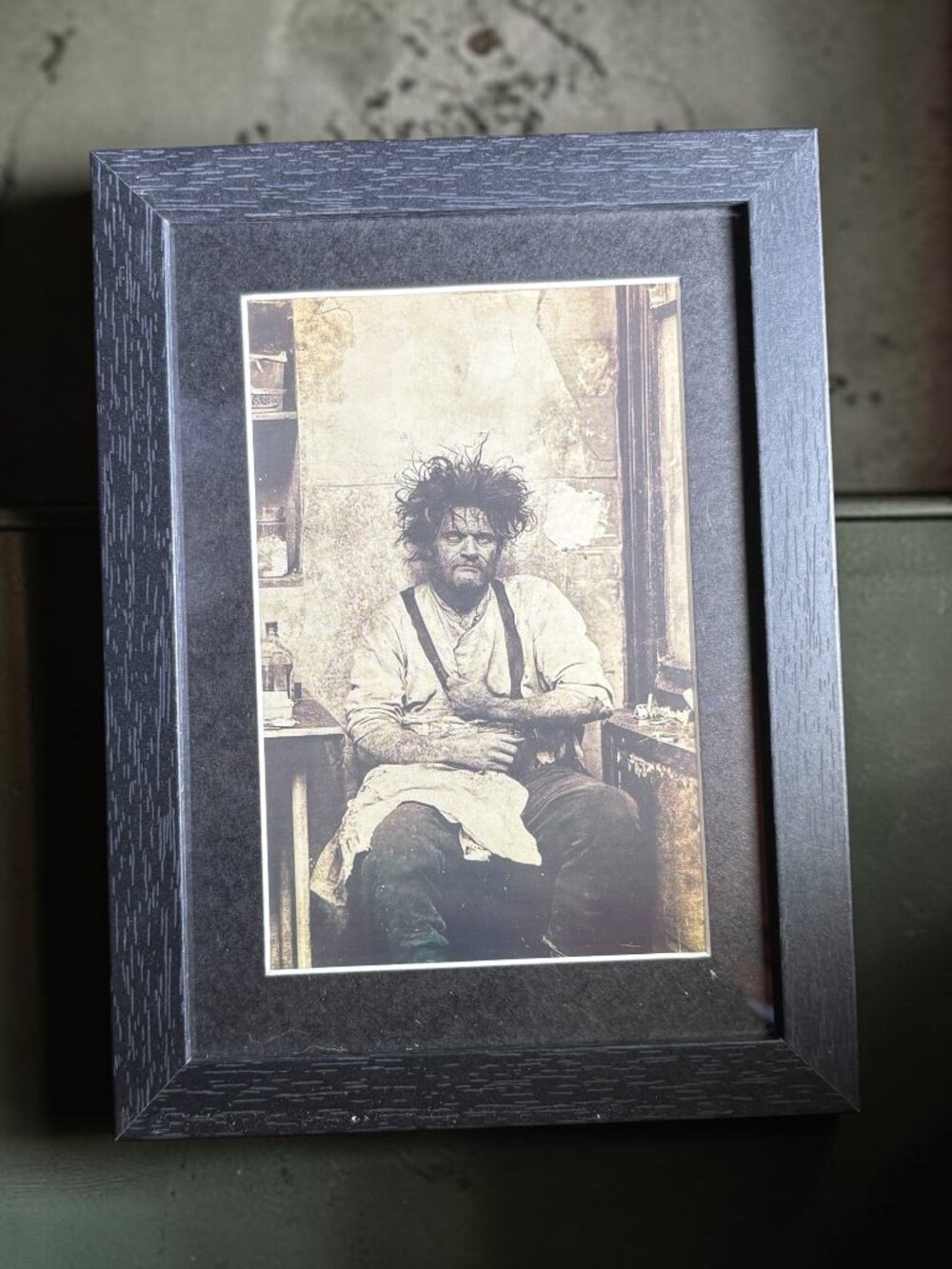 Eccentric Man Portrait | Framed 5x7 Gothic Art